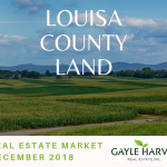Louisa County Land – Real Estate Market Update – Dec. 2018